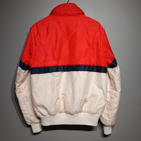 Vintage 1980s White & Red Killy By Asics Goretex Jacket (Men's Size 42/Large) - Picture 5 of 12